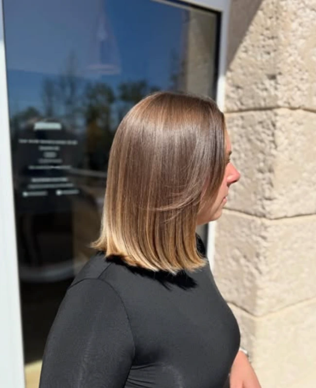 HK coiffure coupe carré long